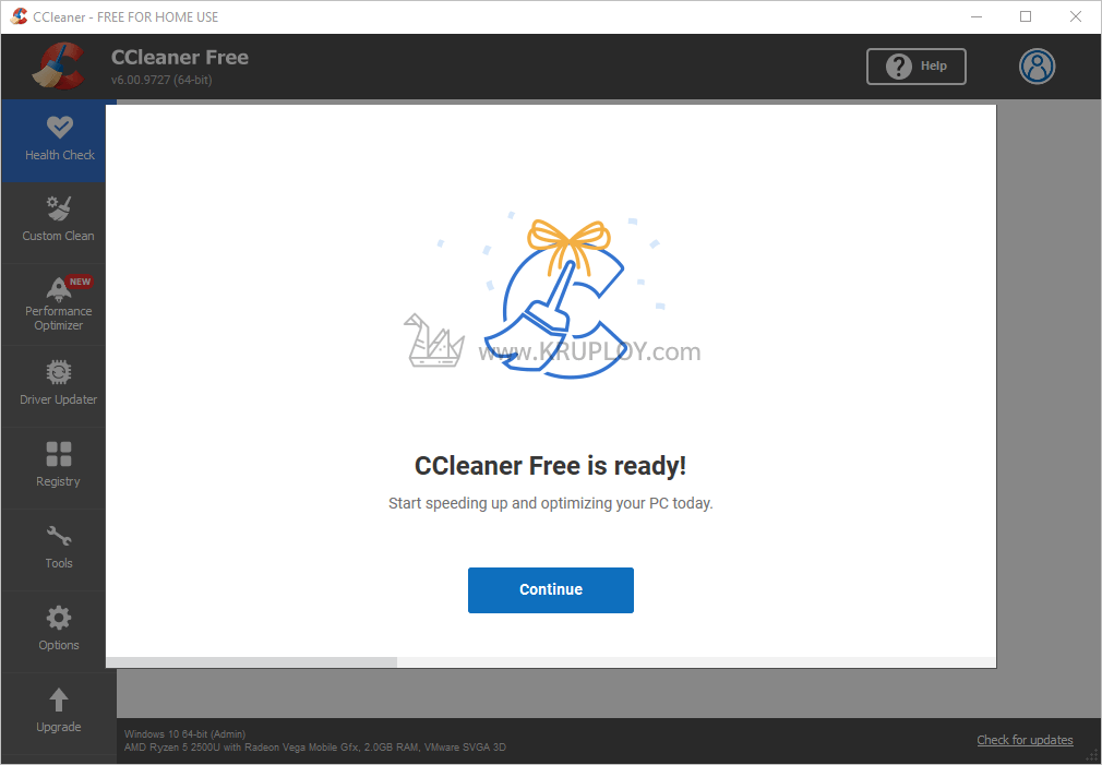 CCleaner พร้อมใช้งาน